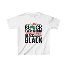Black Every Month - Kids Heavy Cotton  Tee