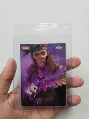 2025 Topps Marvel Deadpool Chrome Deadpool Reflections DE-5 Wolverine Gambit