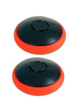 Rechargeable Hover Air Hockey Puck and Paddles, Hover Puck for Any Flat orange