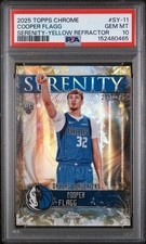 Cooper Flagg RC Serenity Yellow Refractor /275 PSA 10 - 2025 Topps Chrome #SY-11