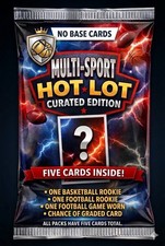 Multi-Sport Premium Hot Lot - Football Basketball Rookie Patch Autograph No Base
