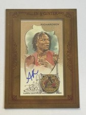 2023 Topps Allen & Ginter Mini Framed Auto Rookie #MA-ARI Anthony RICHARDSON