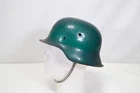 WW2 German Luftwaffe M42 M40 Steel Military Helmet Green w/ Liner