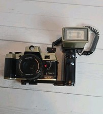 Canon Q5200 35mm Camera "B" B FDM Motor Drive LCD Lens Flash Red Eye reduction