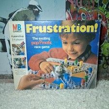 Vintage Frustration Board Game MB Games (1986) – Complete collectable, Free p&p 