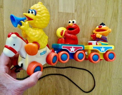 Jim Henson: Sesame Street / Zug zum Nachziehen / Ernie Elmo Bibo (Sesamstraße)