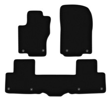 Velours Fußmatten für Mercedes GLE W166 Bj. 2011-2015  3-tlg Automatten BASIC