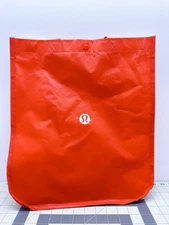 Lululemon Reusable Shopping Large Tote Bag w/ Nylon Handle - Red