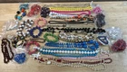 Vintage Estate Fresh Costume Jewelry Lot Of Beaded Necklaces Bracelets