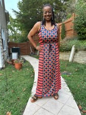 Michael Kors Satin Long Dress - Size L