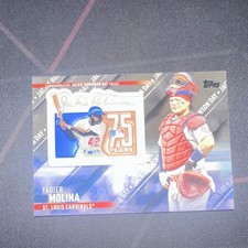 Topps 2022 Update Yadier Molina Jackie Robinson Patch Black /199 Cardinals MLB