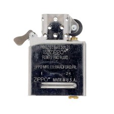 Zippo Ersatzteil - ORIGINAL Einsatz Insert Chrom Benzin Einsatz - NEU