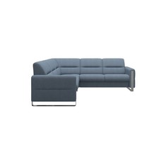 Stressless Corner Sofa Fiona Steel C22 Yourdale Light Blue RRP £5218