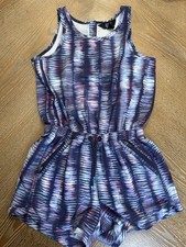 Athleta Girls Romper Medium 8-10 Purple