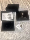 2021-W American Silver Eagle Proof Type 2 Dollar $1 Box COA US Mint 21EAN