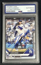 Tyler Glasnow Signed 2025 Topps Now World Series Champions Dodgers Auto PSA COA