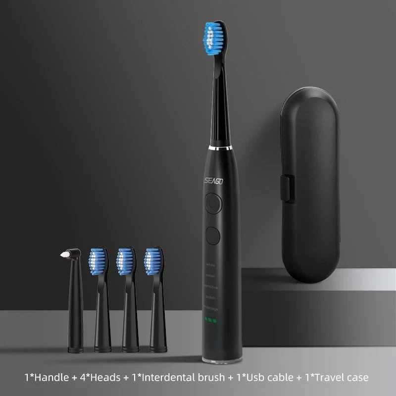 Seago Electric Sonic Toothbrush USB Rechargeable Adult - Image 2 of 4