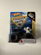 2014 Hot Wheels Monster Jam CLEATUS 1:64 WITH FIGURE New In Package #BXQ