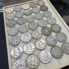 Franklin Half Dollar (35 Coins) 1948-1963”  90% Silver , Lot  (A12)