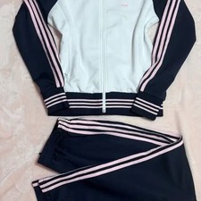 Adidas Men's Track Suit, Navy  Pink, Excellent Condition