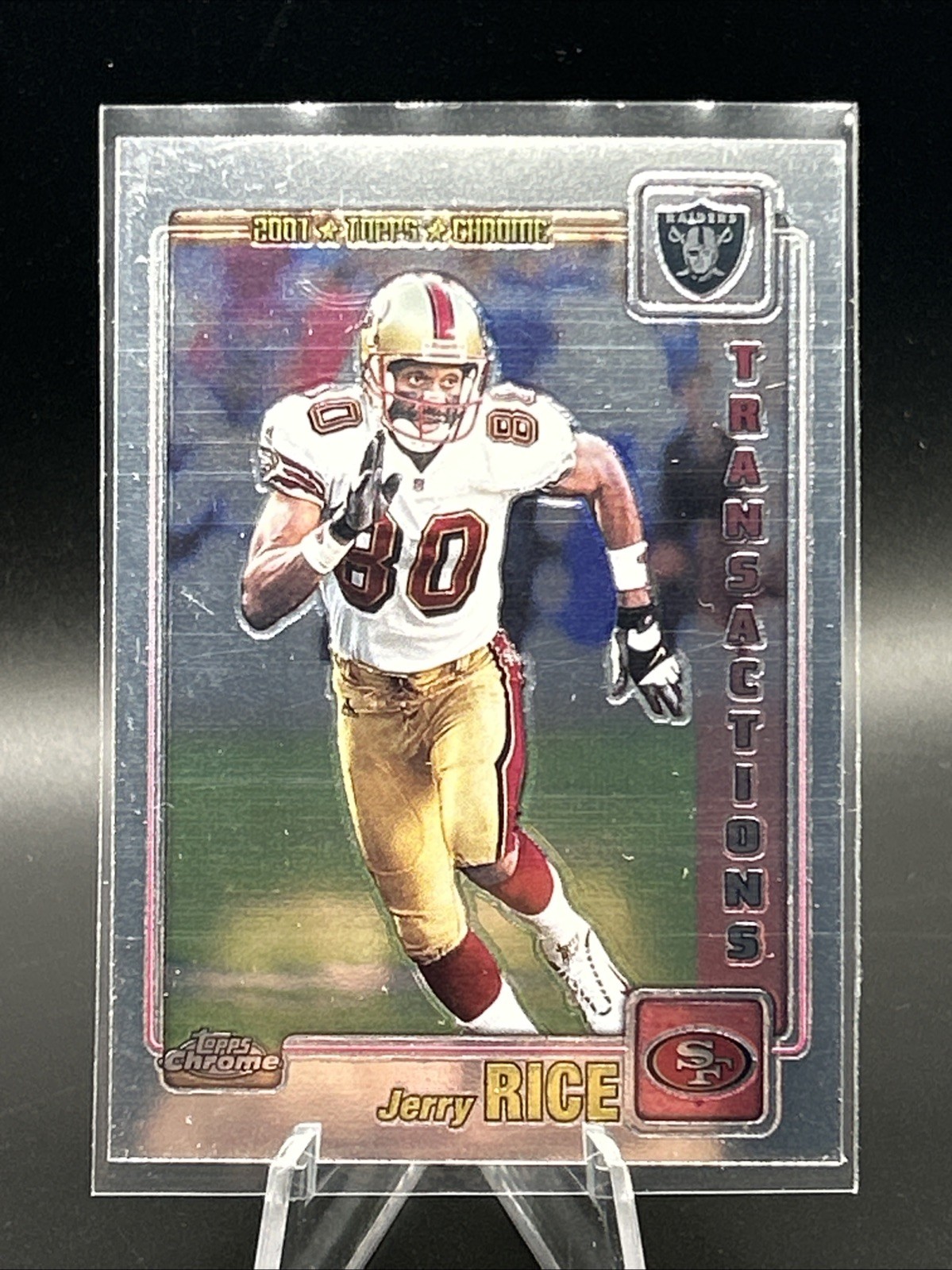 2001 Topps Chrome - #136 Jerry Rice