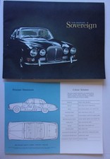 DAIMLER SOVEREIGN S1 orig 1967 UK Mkt Full 12pp Sales Brochure & Spec Sheet
