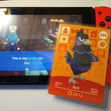 Ken Animal Crossing Amiibo Card 225 Series...