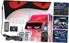 LED Devil Eyes Light for Windshield Extra Size DIY Programmable 69.37x7.56 inch