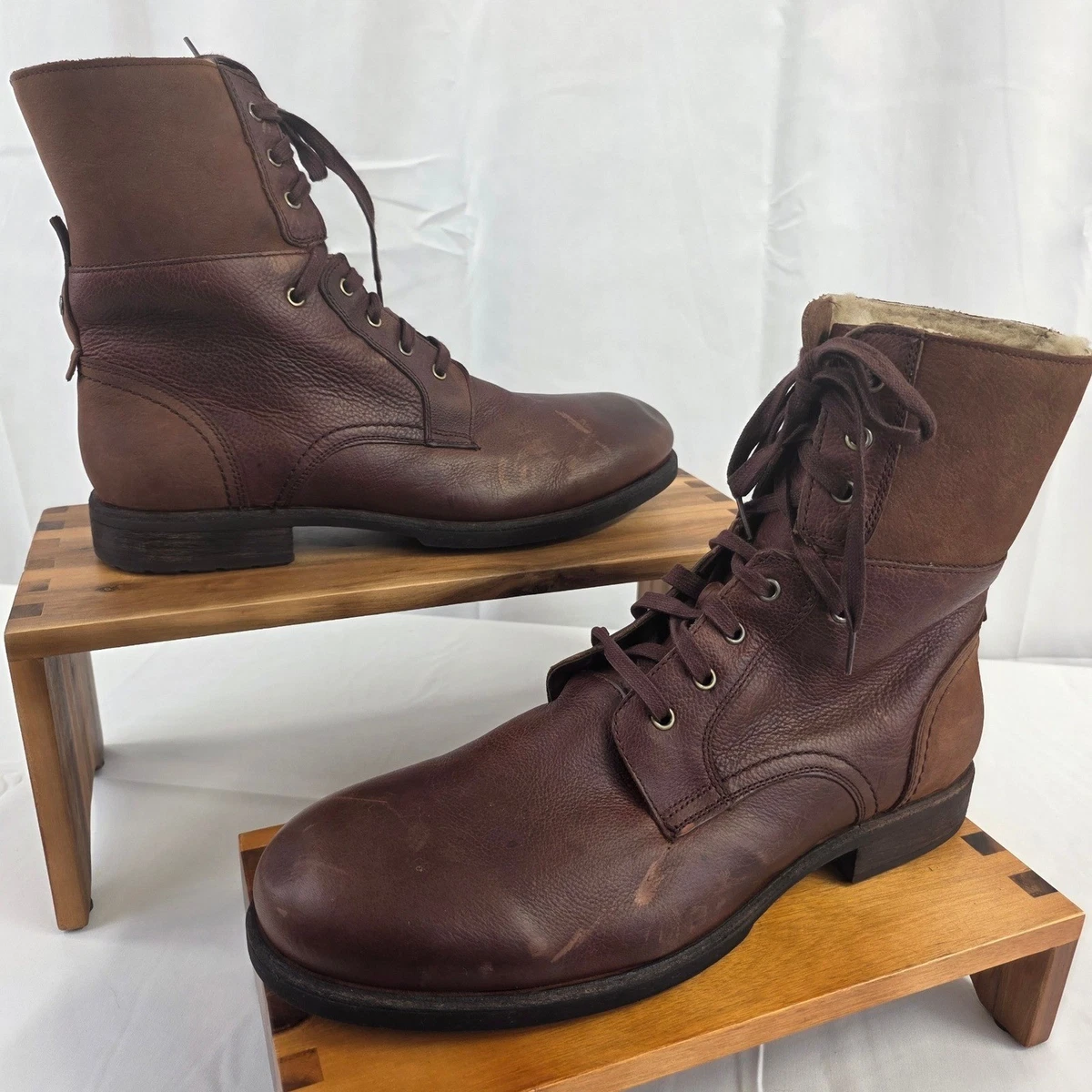 UGG Insulated Leather Upper Boots for Men for Sale - Shop  display picture 1