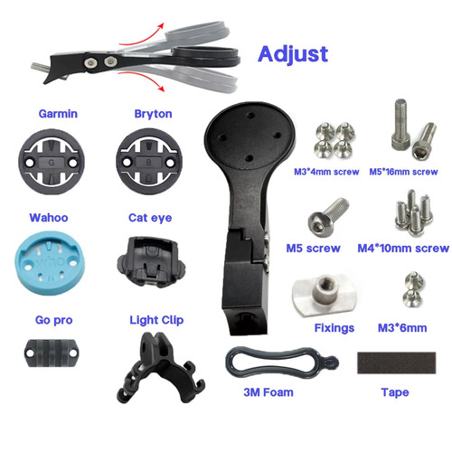 -14° Inner Bike Carbon Integrated Handlebar Carbon Stem Bicycle Fork 60-100mm - Picture 12 of 44