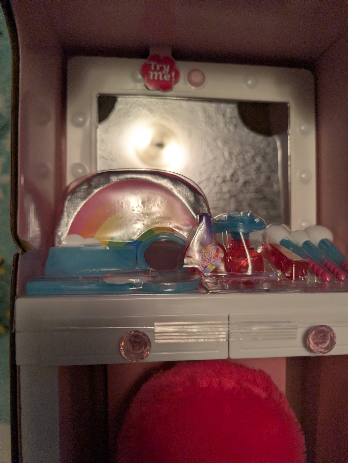 My Life As - 13 Piece Light-Up Vanity Play Set for 18” Dolls