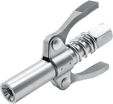 Grease Gun Couple Double Handle High Pressure Quick Release Lock Oil Nozzles US