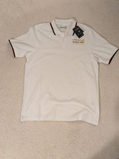 Oracle Red Bull F1 Racing SS Polo Shirt Mens XL White with Team Logo NWT