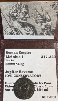 Rare! Nice! Licinius 1 308-324 Co-wrote Edict Of Milan W/Constantine 1 CB69