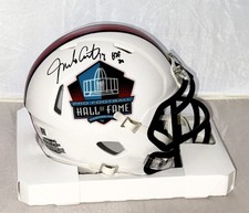 Jimbo Covert Chicago Bears signed Hall of Fame mini helmet W/ HOF JSA Witnessed