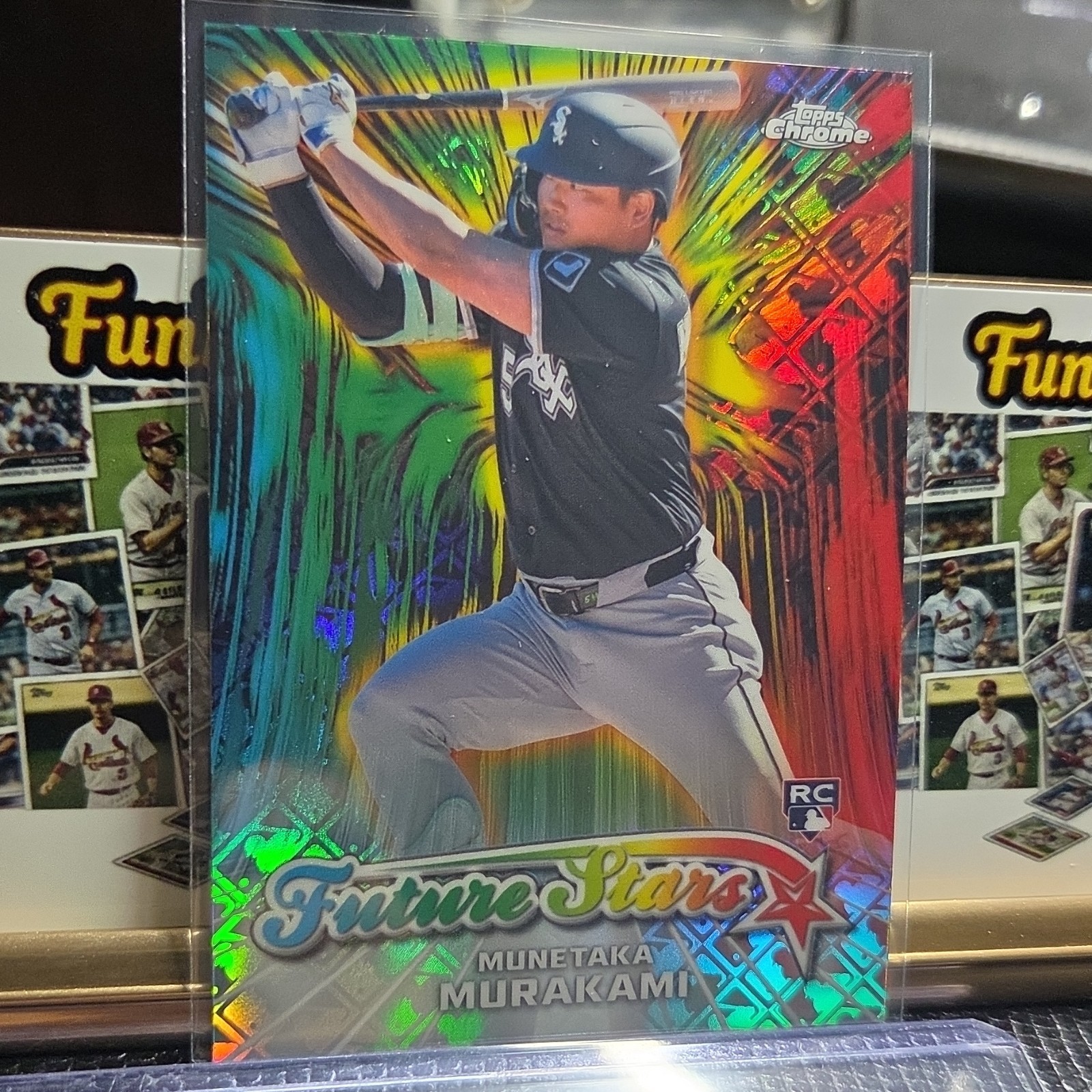 Topps 2026 Future Stars Rookie Munetaka Murakami White Sox Logoman Refractor view 2