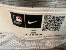 GAME ISSUED NIKE MLB BASEBALL PANTS TBTC DETROIT TIGERS SIZE 35-41-31