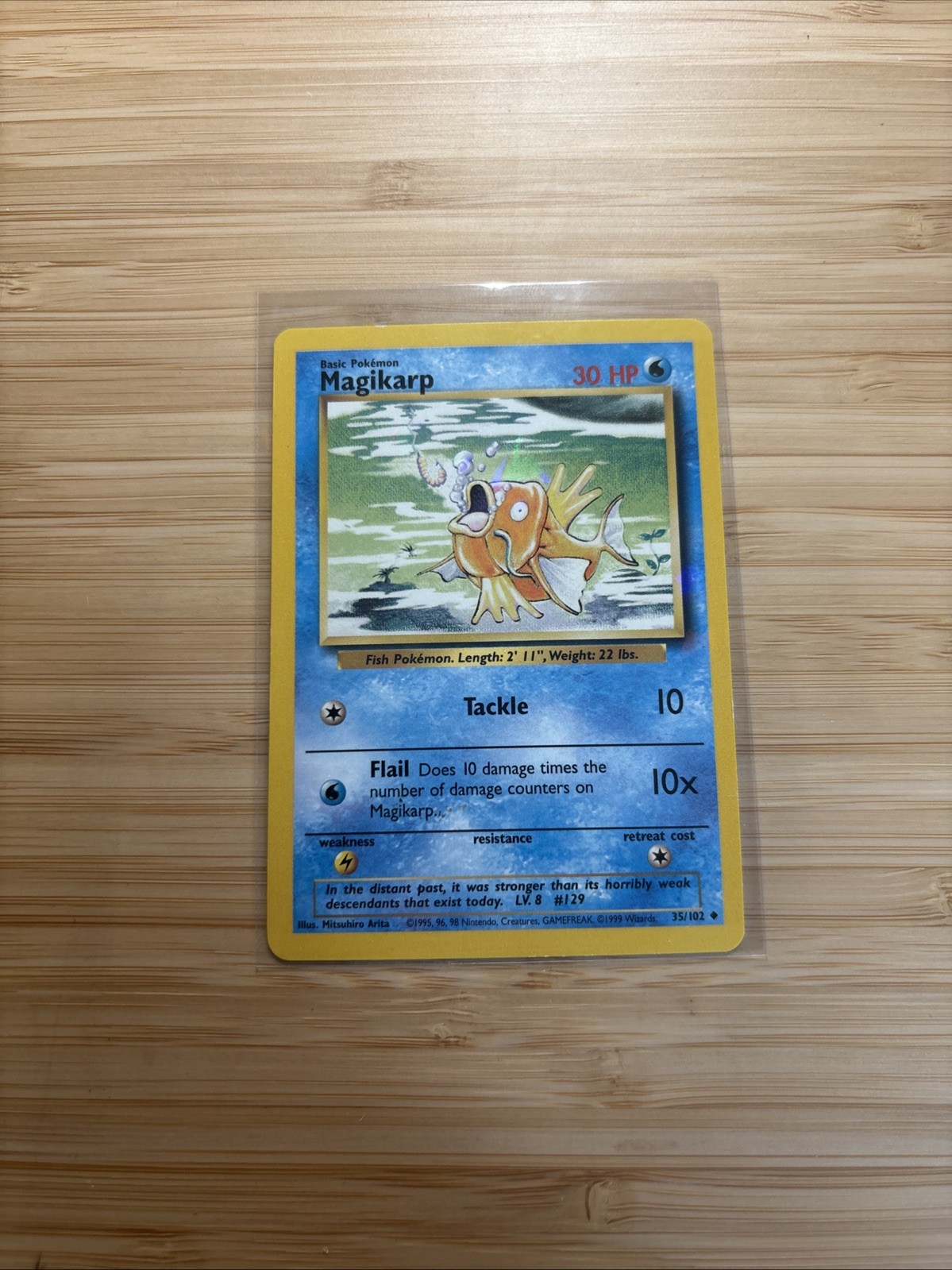 Pokémon TCG Magikarp Base Set 35/102 Regular 1999-2000 Wizards Base Set