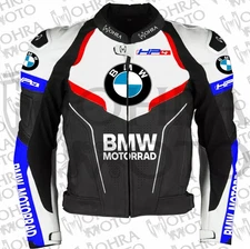 2025 BMW Motorrad Cowhide Leather Motorcycle Jacket Unisex Motorbike Jacket