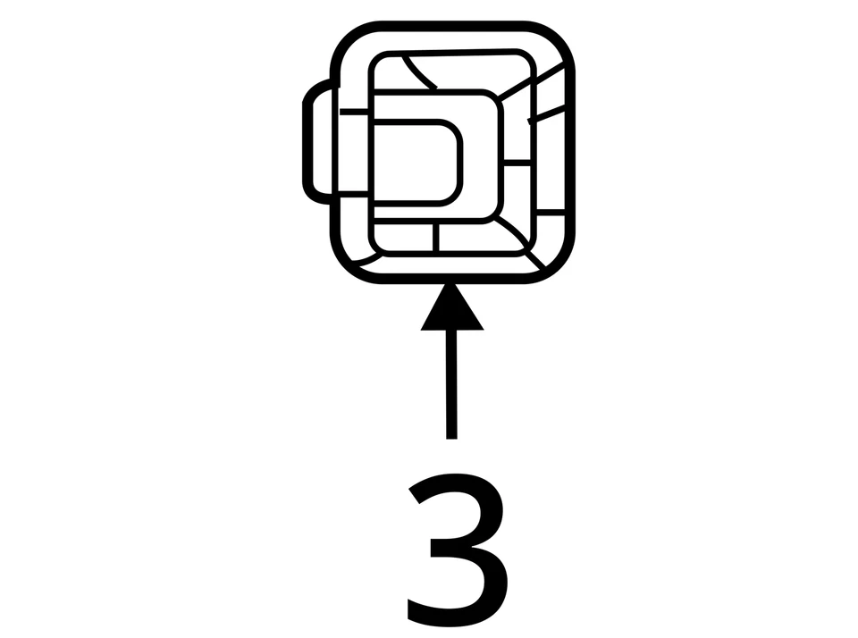 2021-2023 Jeep Grand Cherokee Wagoneer задний грузовой фонарь туалетный столик 68430407AB - Изображение 4 из 4