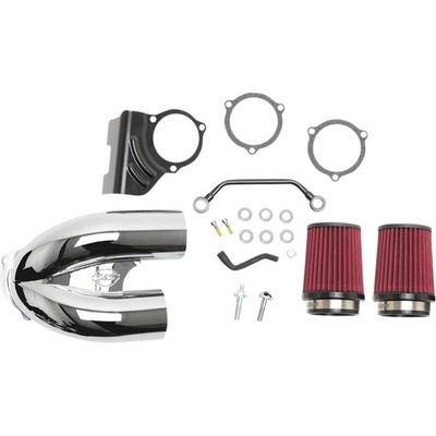 S&S Cycle 170-0636A Tuned Induction Air Cleaners - Chrome