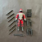 1991 HASBRO GI JOE COBRA CRIMSON GUARD IMMORTAL v1 FIGURE 100% COMPLETE EX++