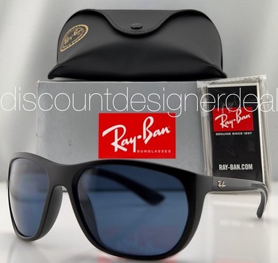 Ray-Ban Sport Sunglasses Matte Black Blue Lens Men s 61mm Designer RB4307 601S80