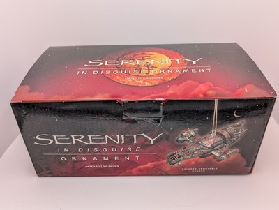 NIB RARE Serenity in Disguise Ornament 2007 Dark Horse Deluxe Firefly Limited 