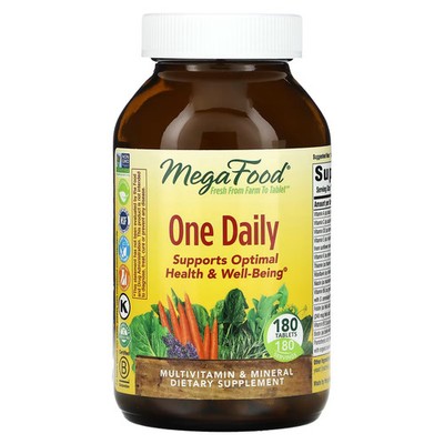 2 X MegaFood, One Daily, 180 Tablets