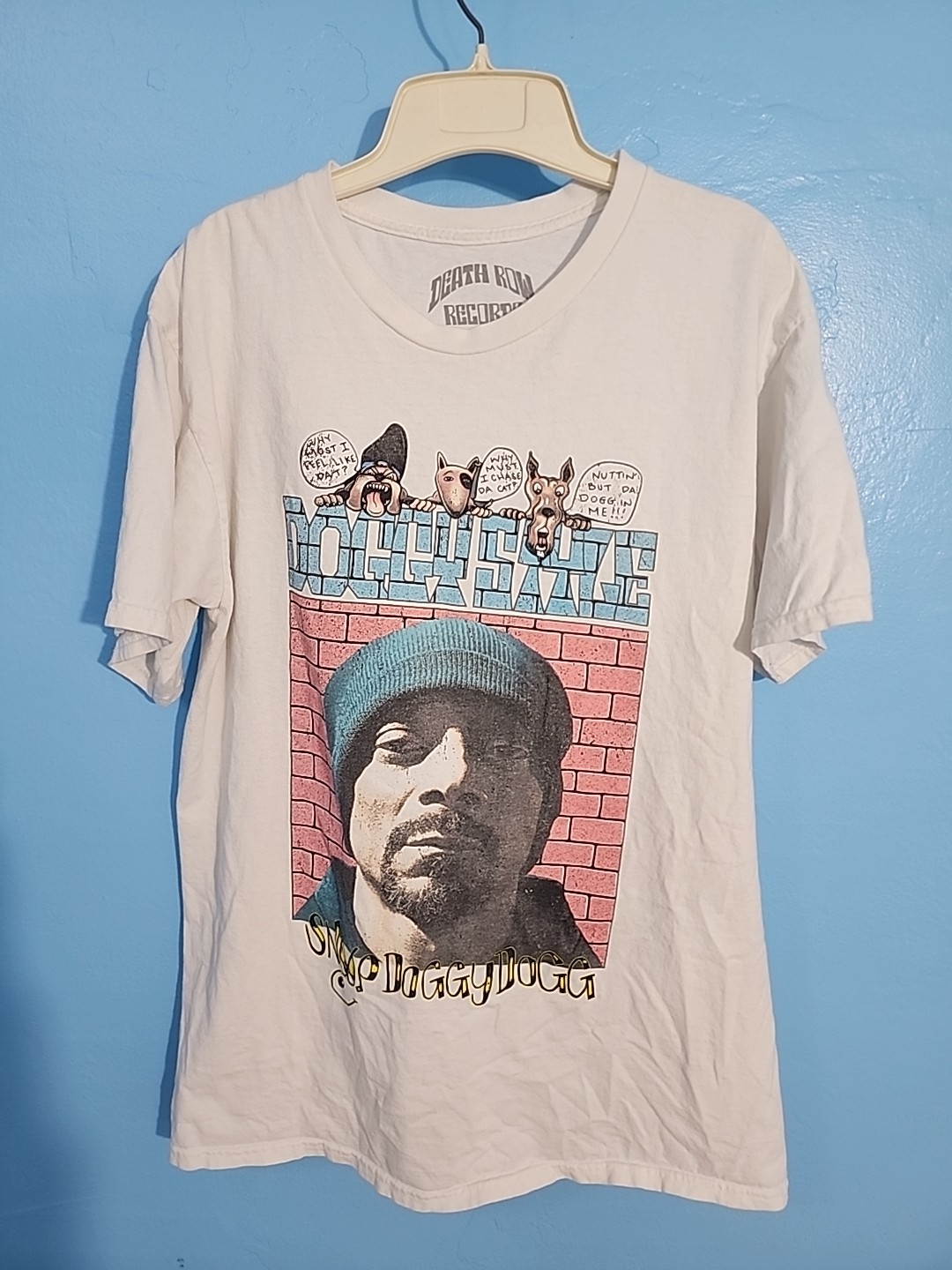 FILA Maglietta Death Row Records Snoop DoggyDogg taglia L