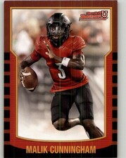 2021-22 Bowman University Malik Cunningham 2000 #2KB-9 Louisville Cardinals