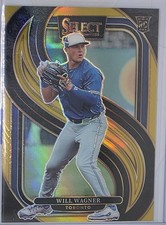 2025 WILL WAGNER Panini Select Baseball  Gold Refractor SP #01/10. RARE!!