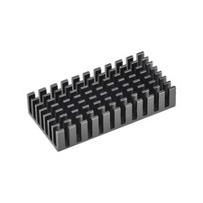 10x50x25mm Black Aluminum Heatsink Thermal Adhesive Pad 3D Printers