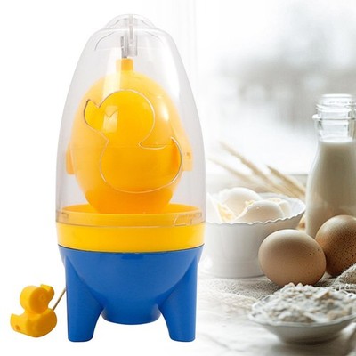 Manueller Eigelb Shaker Goldenes Ei Mixer Schneebesen Eierspin Handmixer Küche